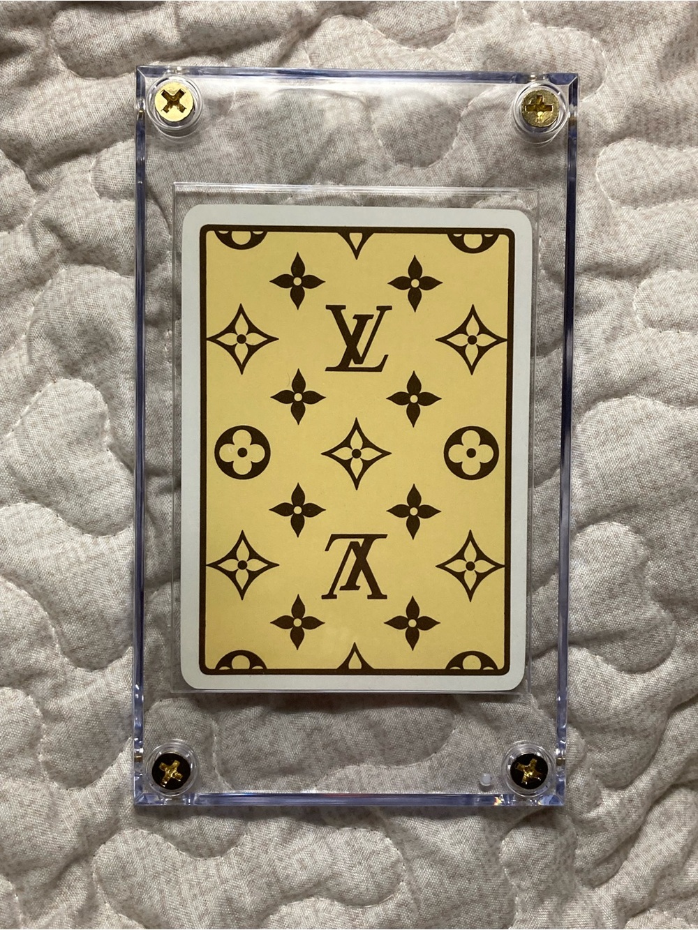 “JOKER” • LV Monogram Playing Card in Hard-case